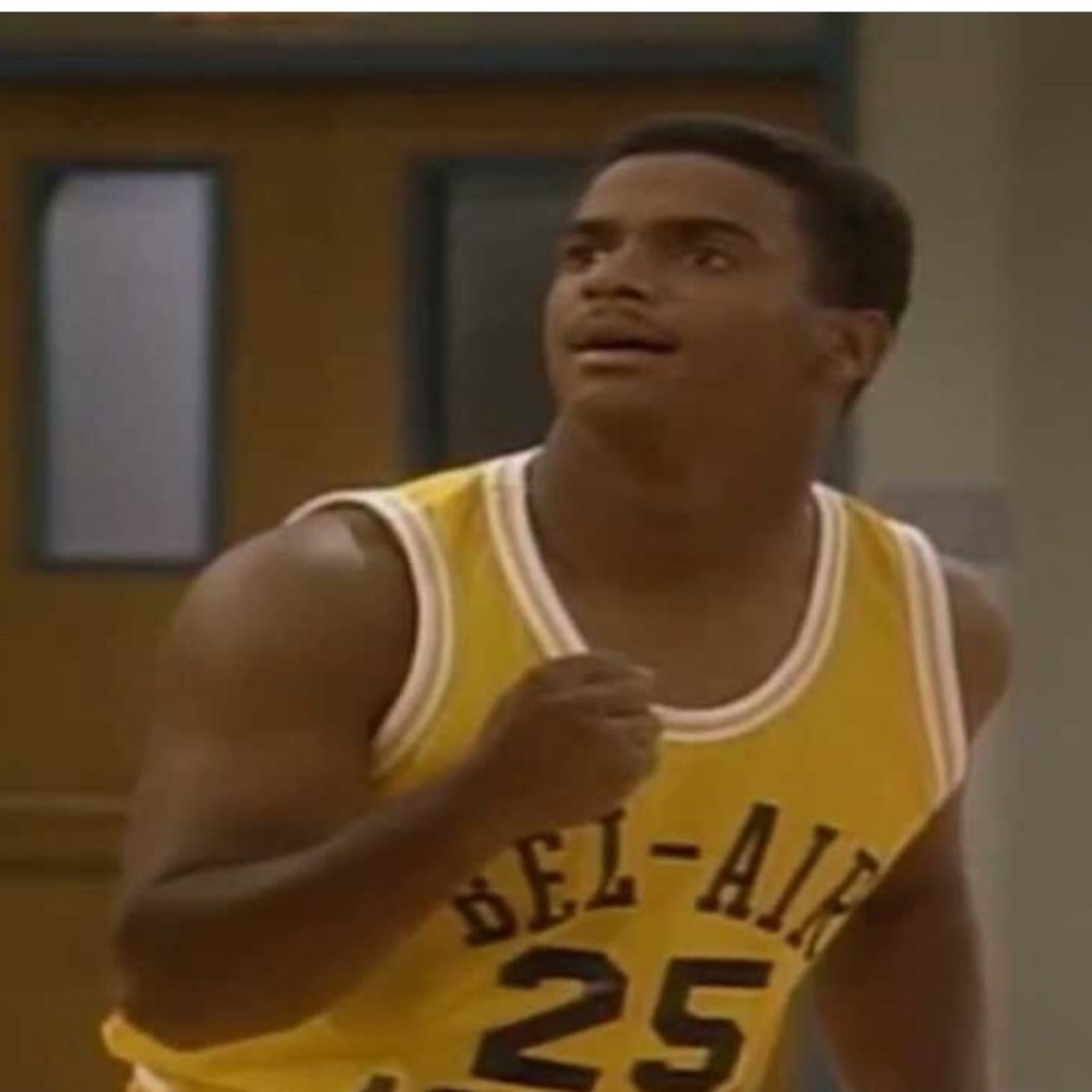 Yellow Bel-Air Academy Basketball Jersey